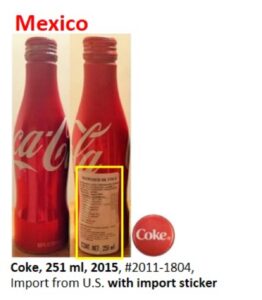 Coke Mexico 2015 with sticker Image