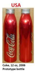 Coke USA 12oz Prototype bottle 2006 Image