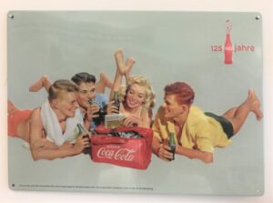 Coca-Cola / Metal Sign / 125 Jahre Image