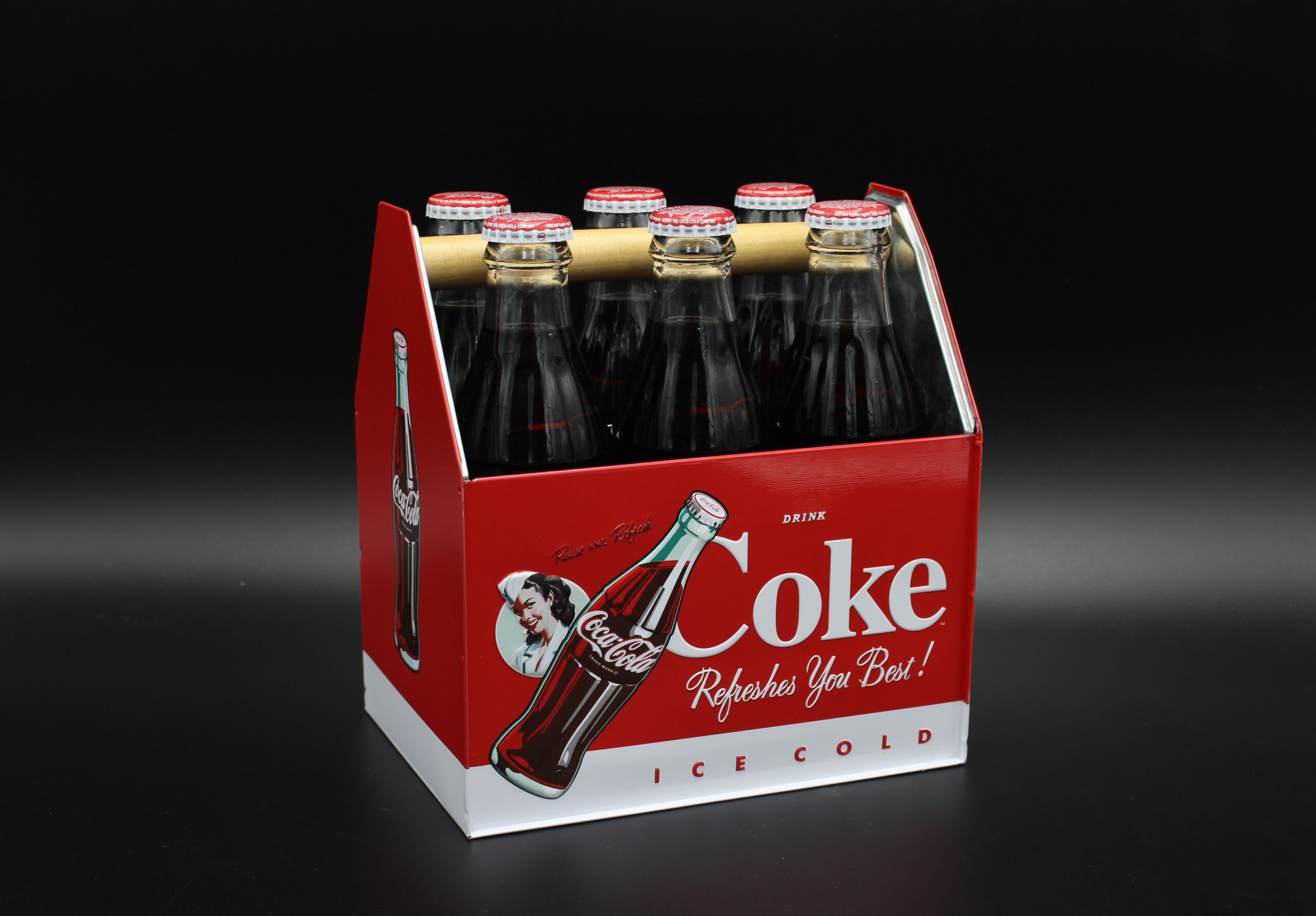 Coca-Cola / Metal Bottle Carrier Image