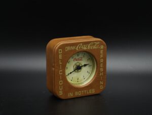 Coca-Cola / Table Clock Leather Image