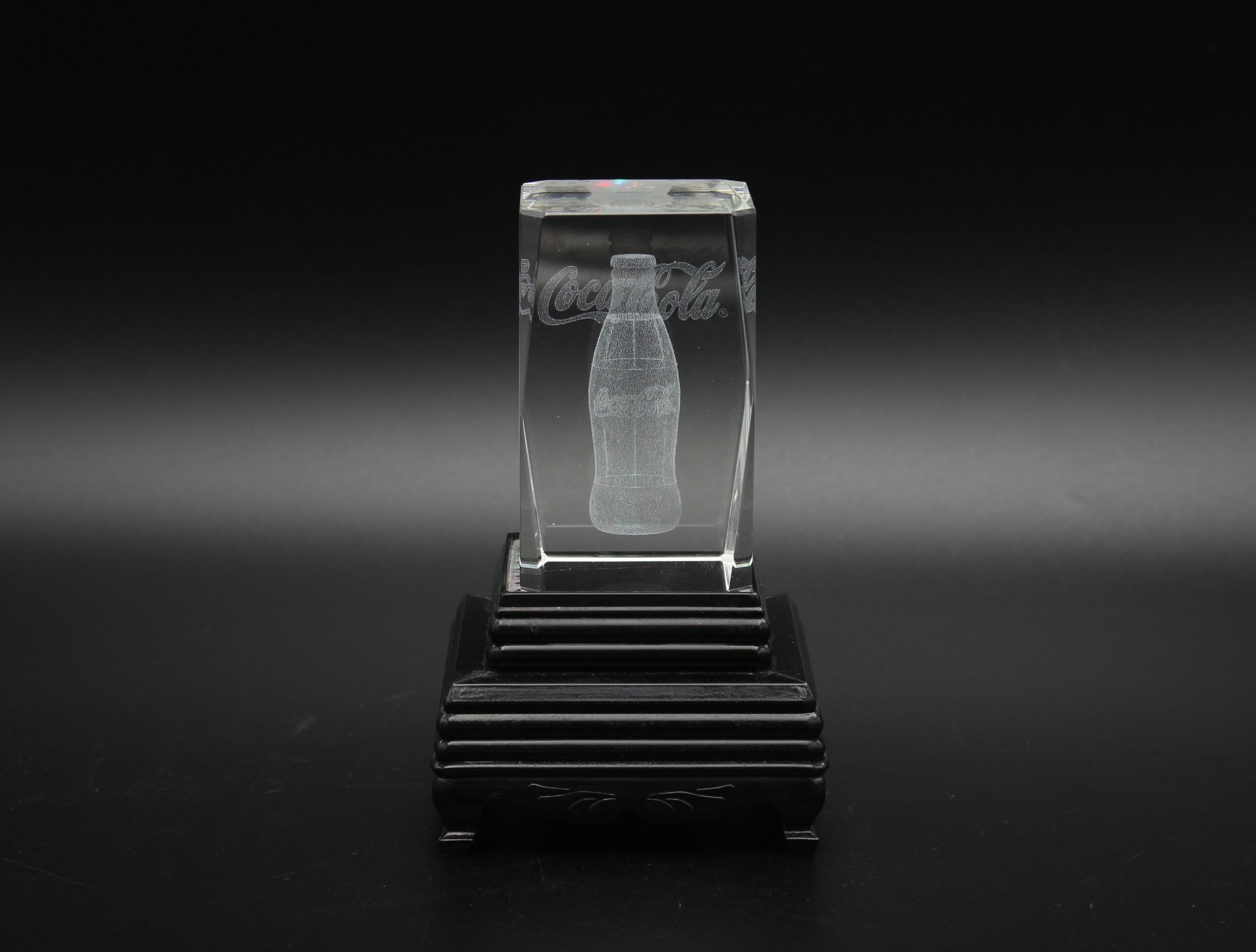 Coca-Cola / Illuminated Crystal Cube Image