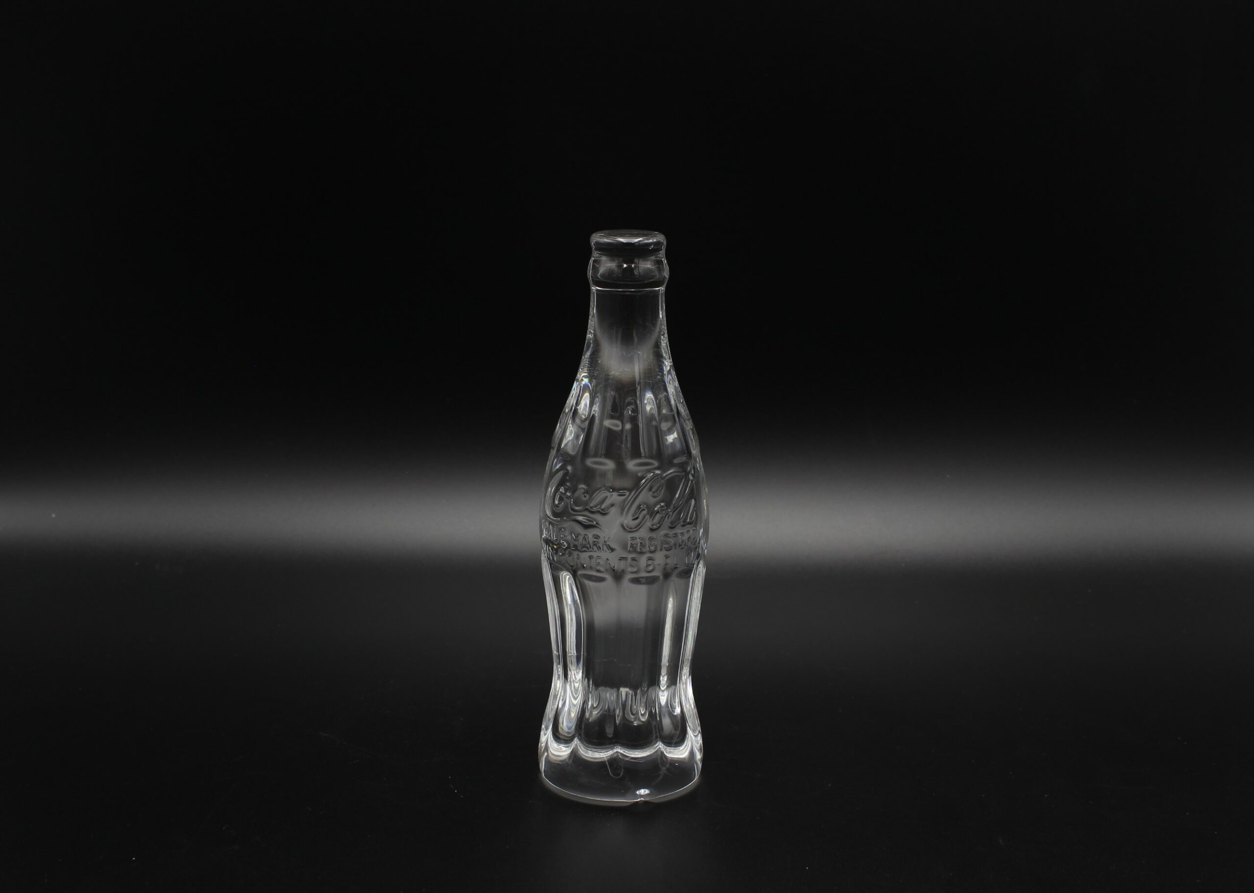 Coca-Cola / Crystal Glass Bottle Image