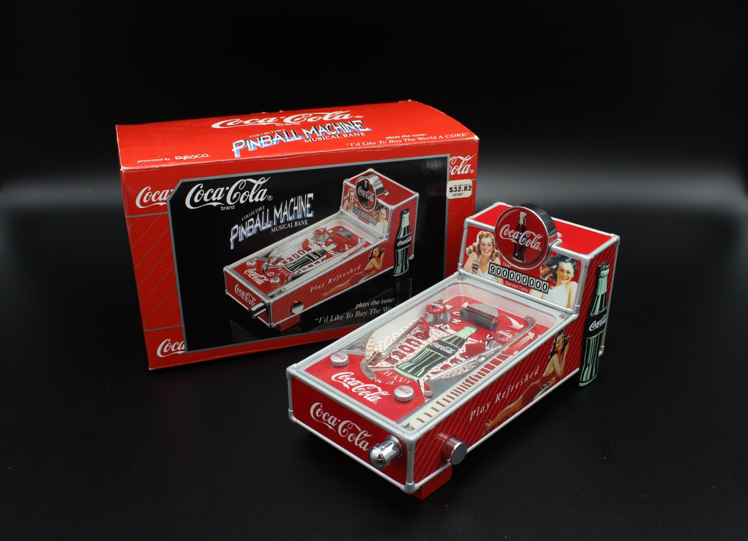 Coca-Cola / Pinball Machine Musical Bank Image