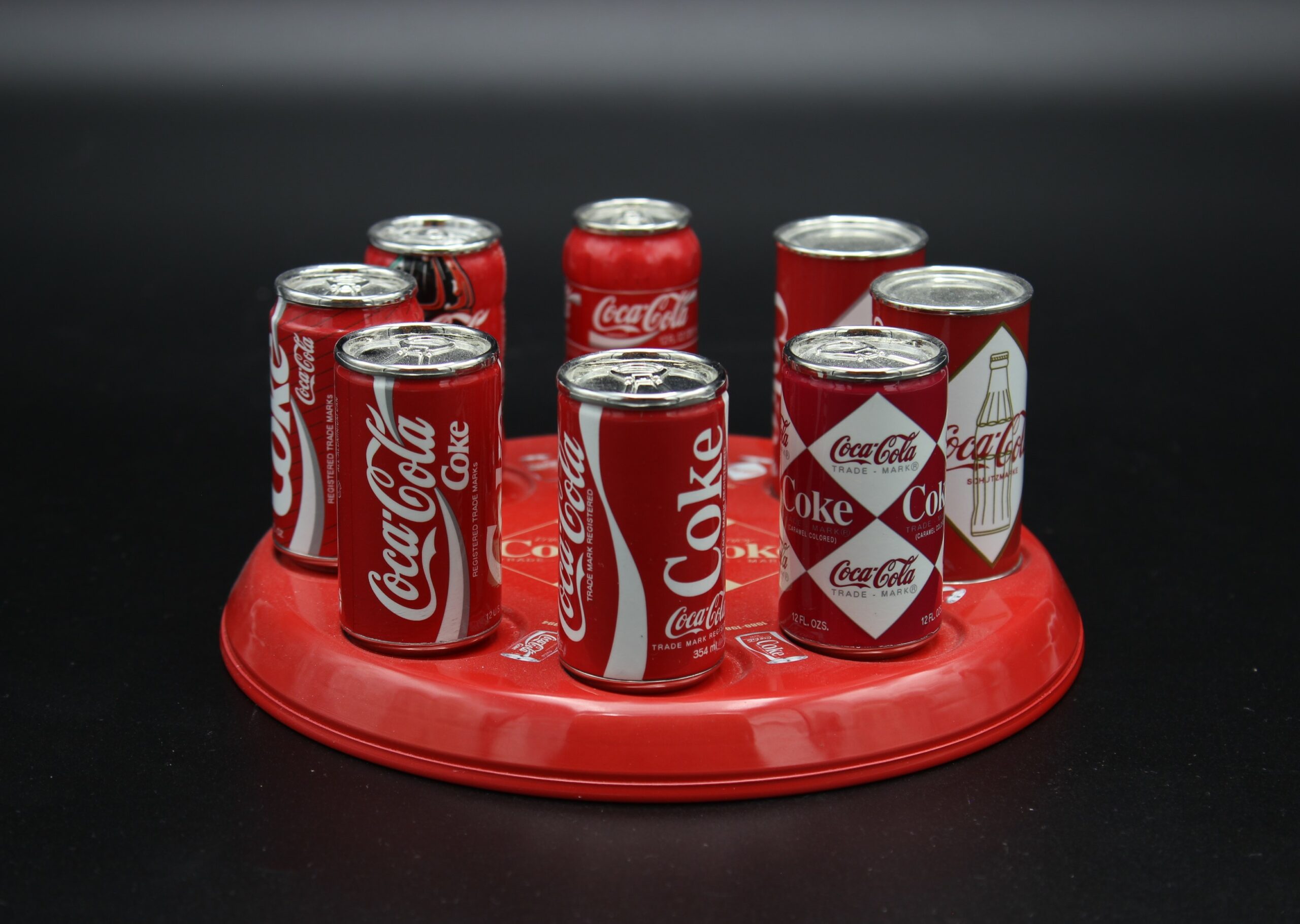 Coca-Cola / Miniature Cans Metal Image