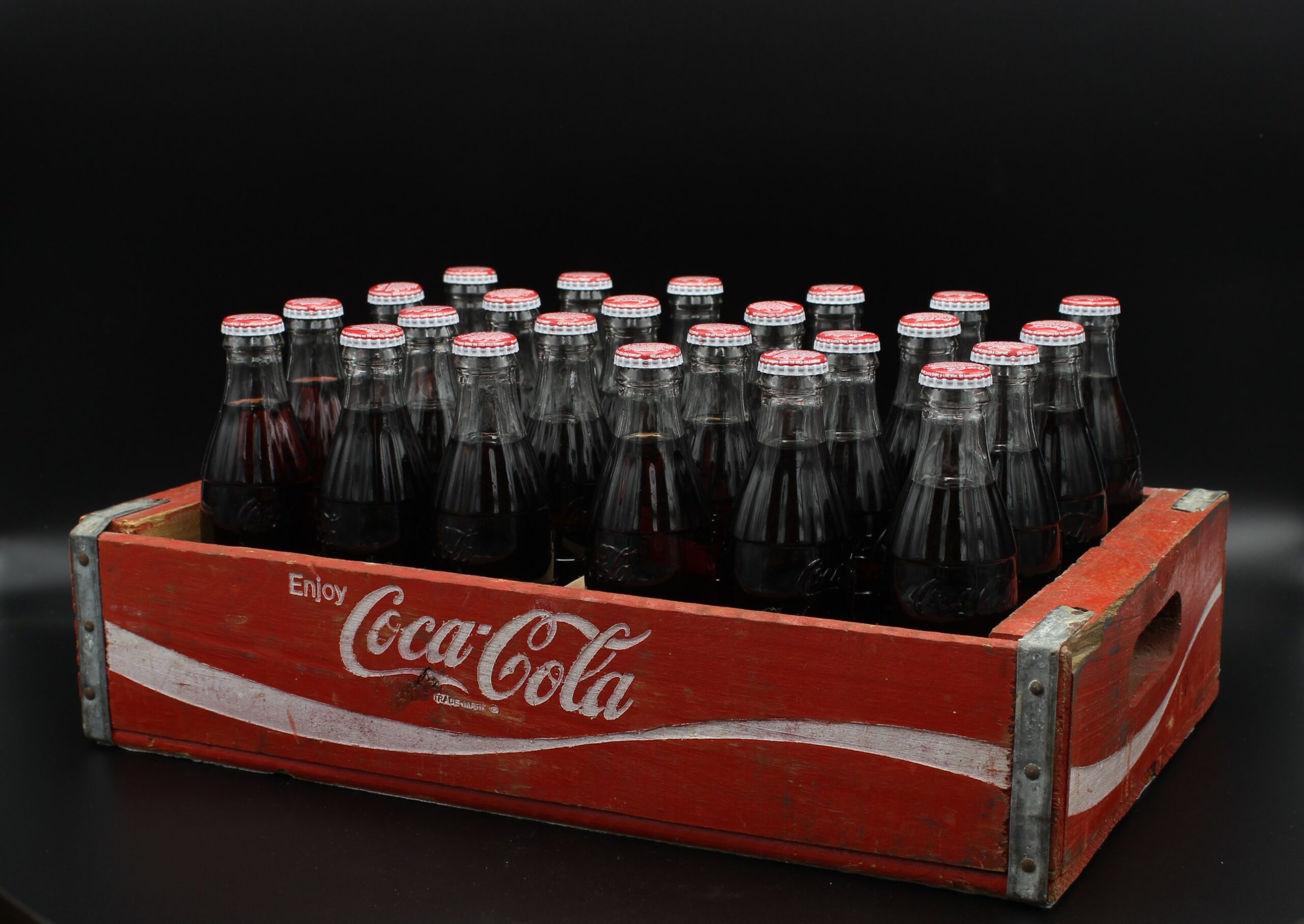 Coca-Cola / Wood Crate / Red Image