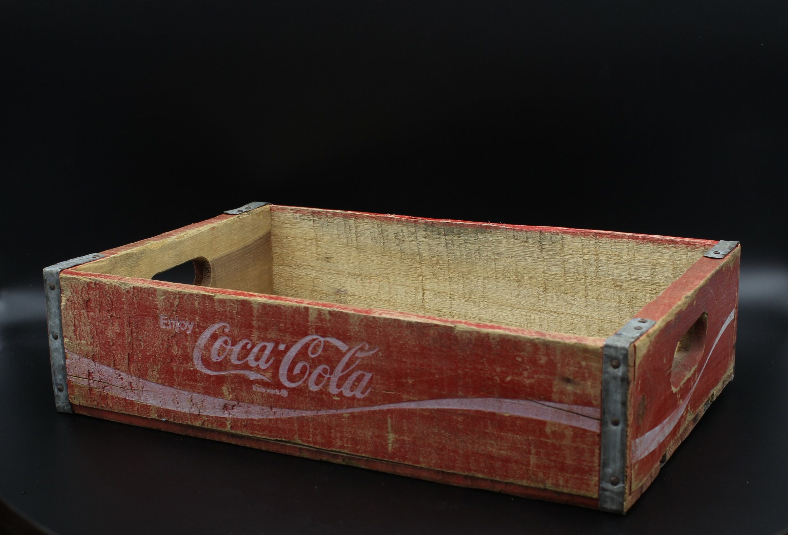 Coca-Cola / Wood Crate / Red Image