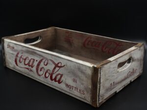 Coca-Cola / Wood Crate / White Image