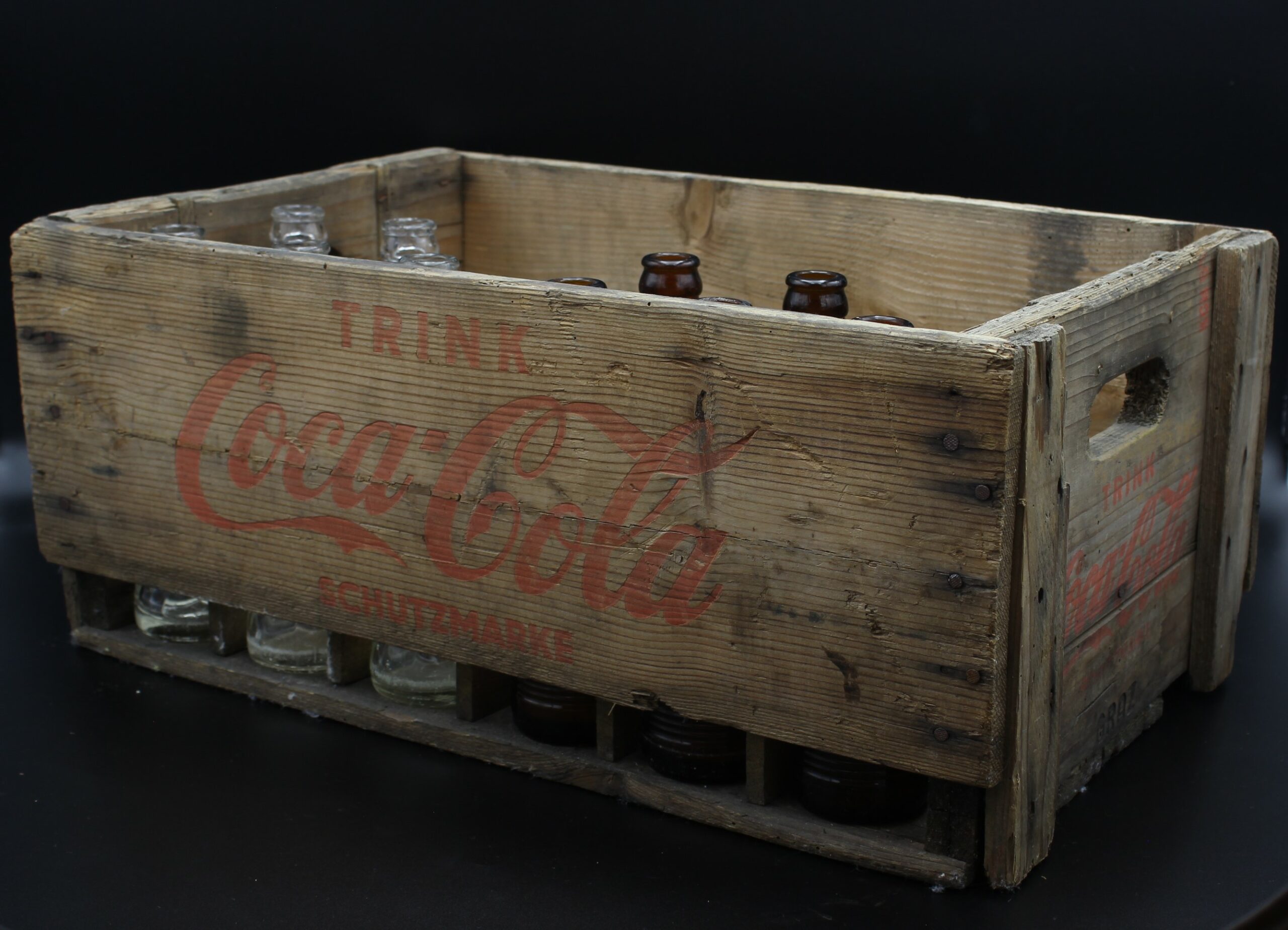 Coca-Cola / Wood Crate / Brown Image