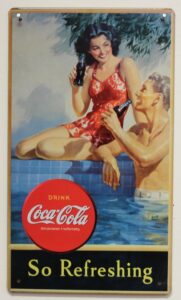 Coca-Cola / Metal Sign / So Refreshing Image