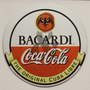 Coca-Cola / Enamel Sign / Bacardi Coca-Cola Image