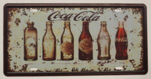 Coca-Cola / Metal Sign / Bottles 1899-1957 Image