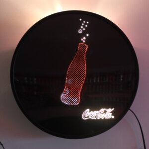 Coca-Cola / Lighted Sign Bottle Round Image