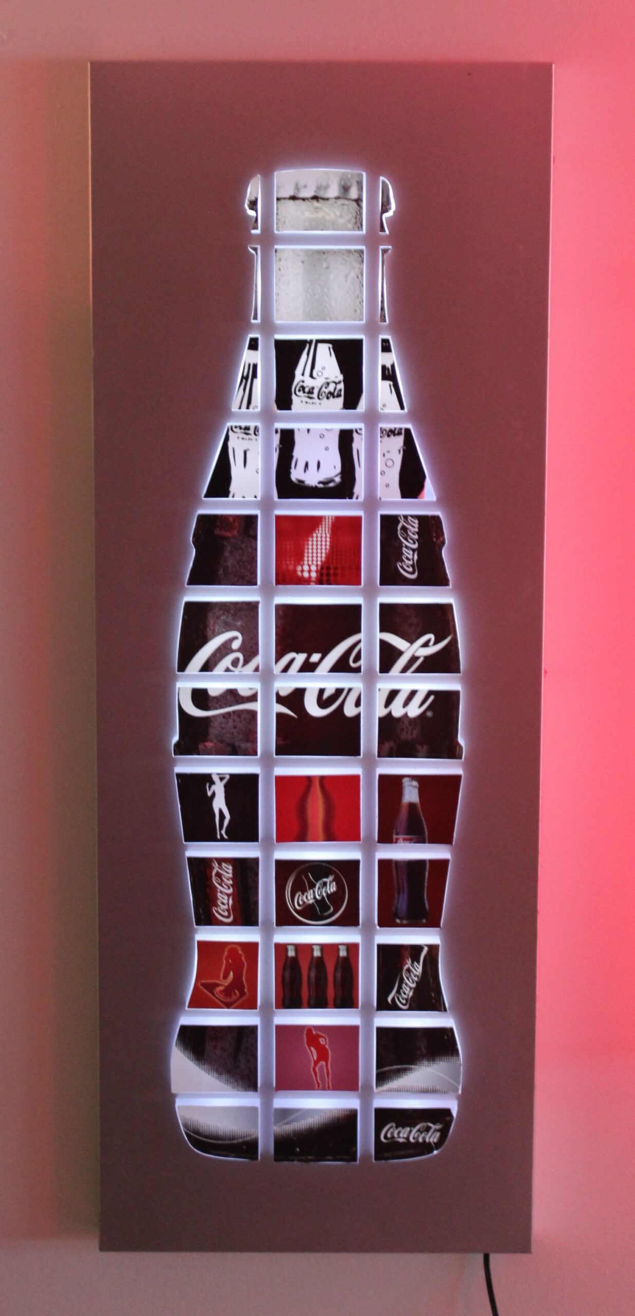 Coca-Cola / Lighted Sign Puzzle Bottle Image