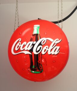 Coca-Cola / Lighted Sign Round Image