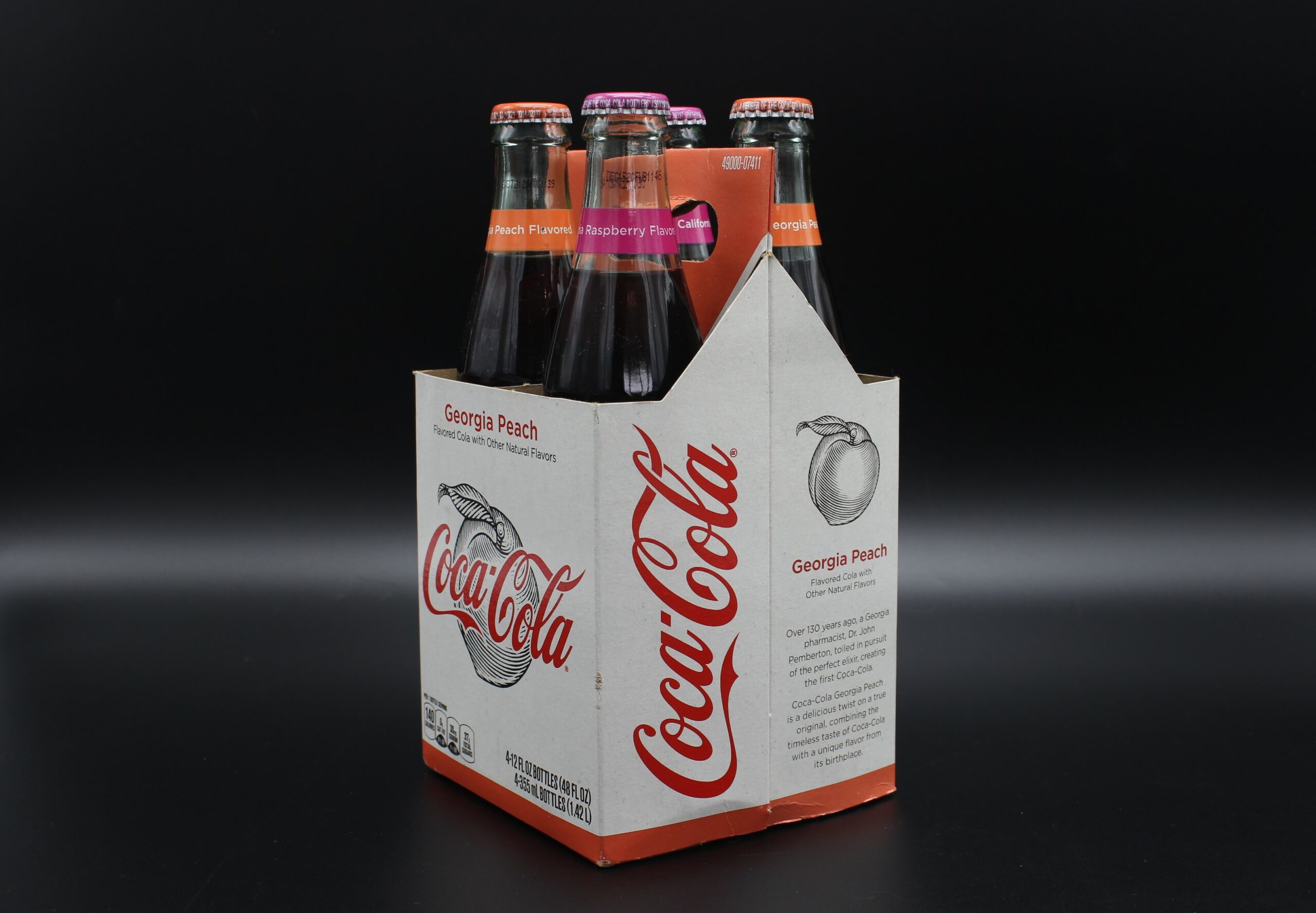 Coca-Cola / 4 Pack / Georgia Peach & California Raspberry Image