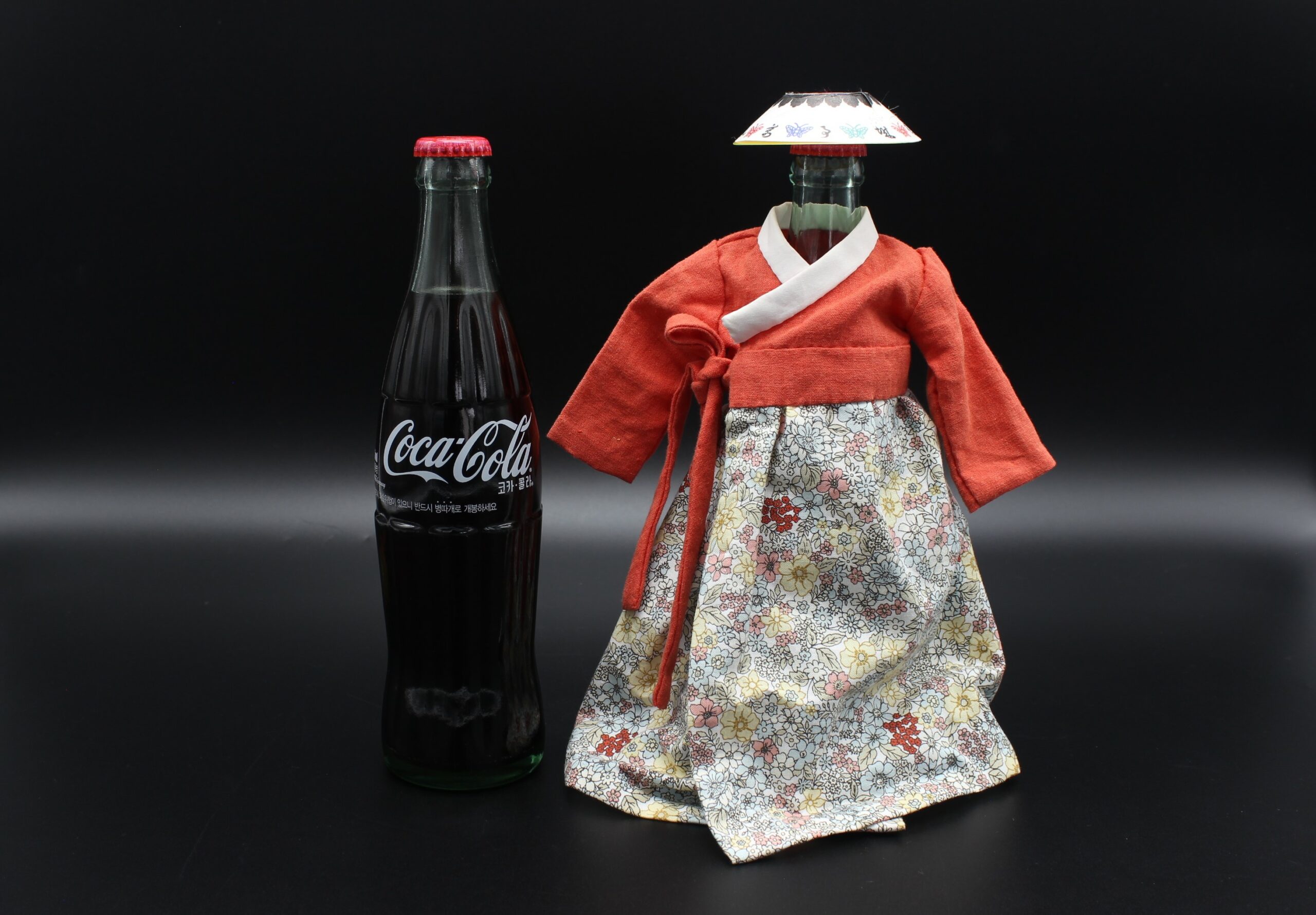 Coca-Cola / Bottle With Korean Traditional Clothing Image