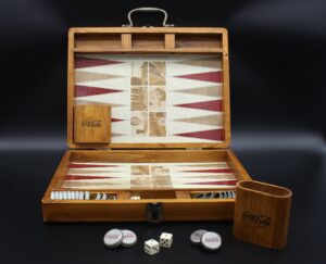 Coca-Cola / Backgammon Wood Box Image