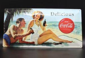 Coca-Cola / Metal Sign / Delicious Image