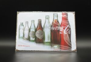 Coca-Cola / Metal Sign / The Coca-Cola Company Bottles Image