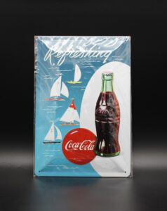 Coca-Cola / Metal Sign / Refreshing Image