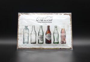 Coca-Cola / Metal Sign / In The Distinctive Bottle Est. 1886 Image