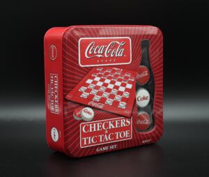 Coca-Cola / Checkers & Tic Tac Toe Game Set Image