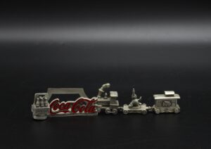 Coca-Cola / Miniature Pewter Train Image