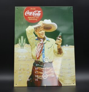 Coca-Cola / Metal Sign / Calendar Delicious And Refreshing Image