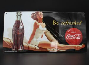 Coca-Cola / Metal Sign / Be Refreshed Image