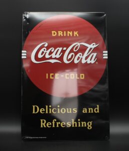 Coca-Cola / Metal Sign / Delicious And Refreshing Image