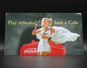 Coca-Cola / Metal Sign / Play Refreshed Have A Coke Image