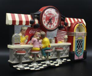 Coca-Cola / 3D Plastic Sign / Diner Clock Image