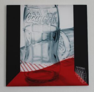 Coca-Cola / Canvas Picture/ Contour Bottle Image