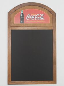 Coca-Cola / Wood Chalk Board / Drink Coca-Cola Image