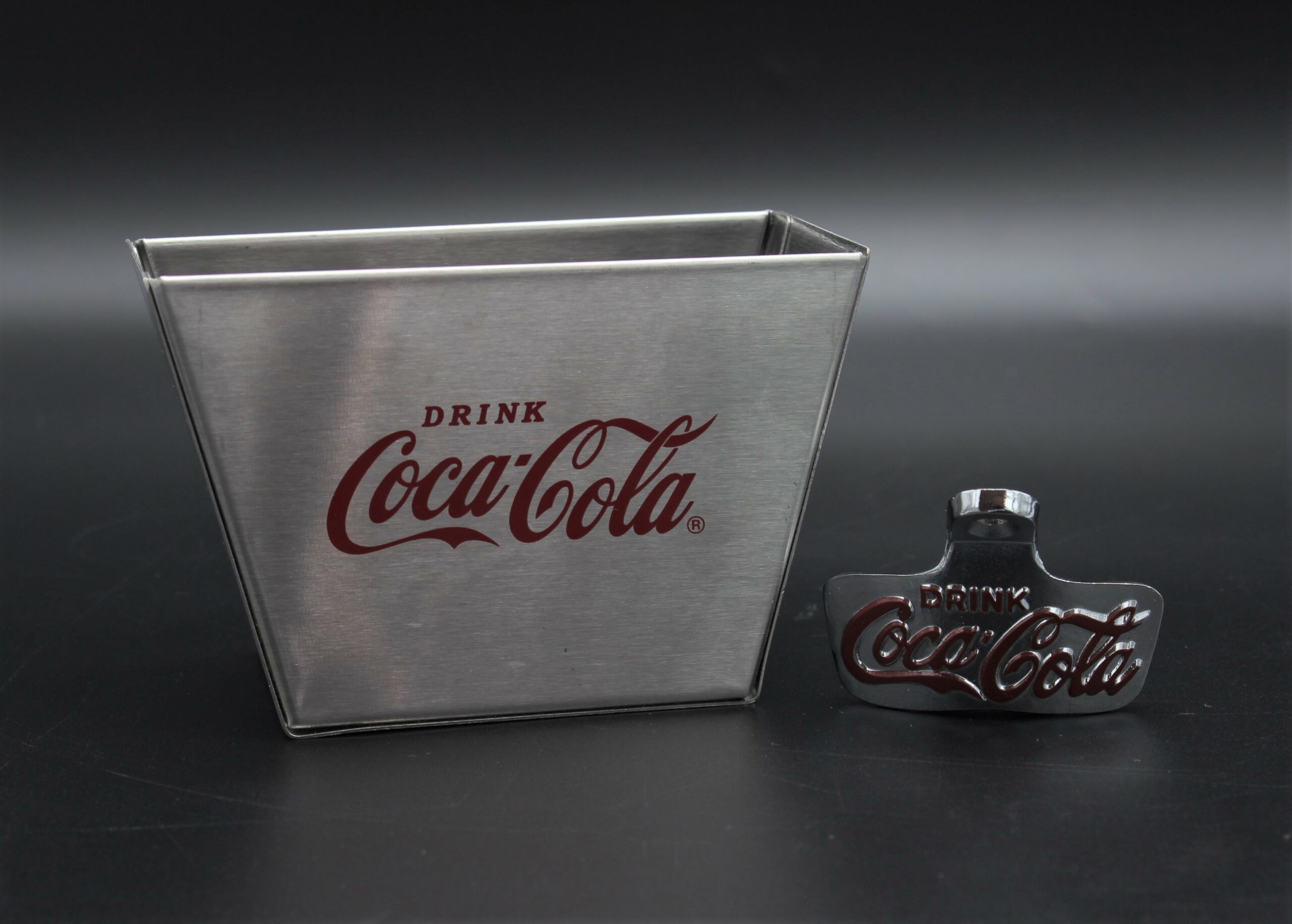 Coca-Cola / Bottle Opener And Bottle Cap Catcher Image