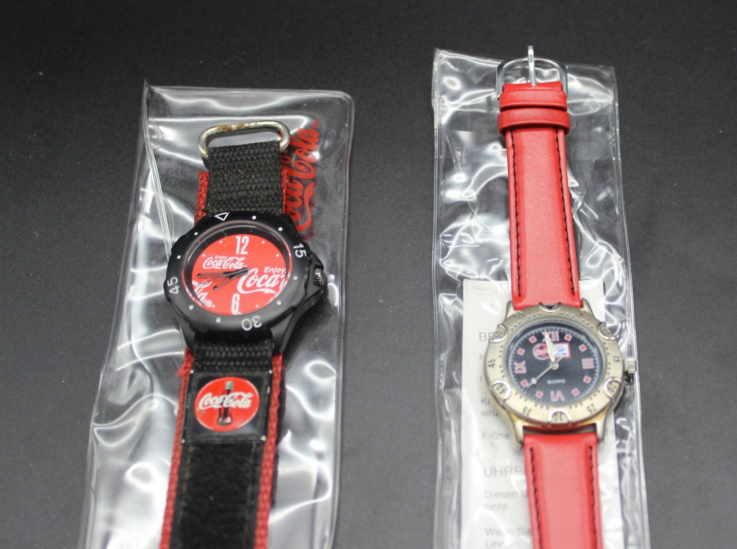 Coca-Cola / 2 Watches Enjoy And Football Image