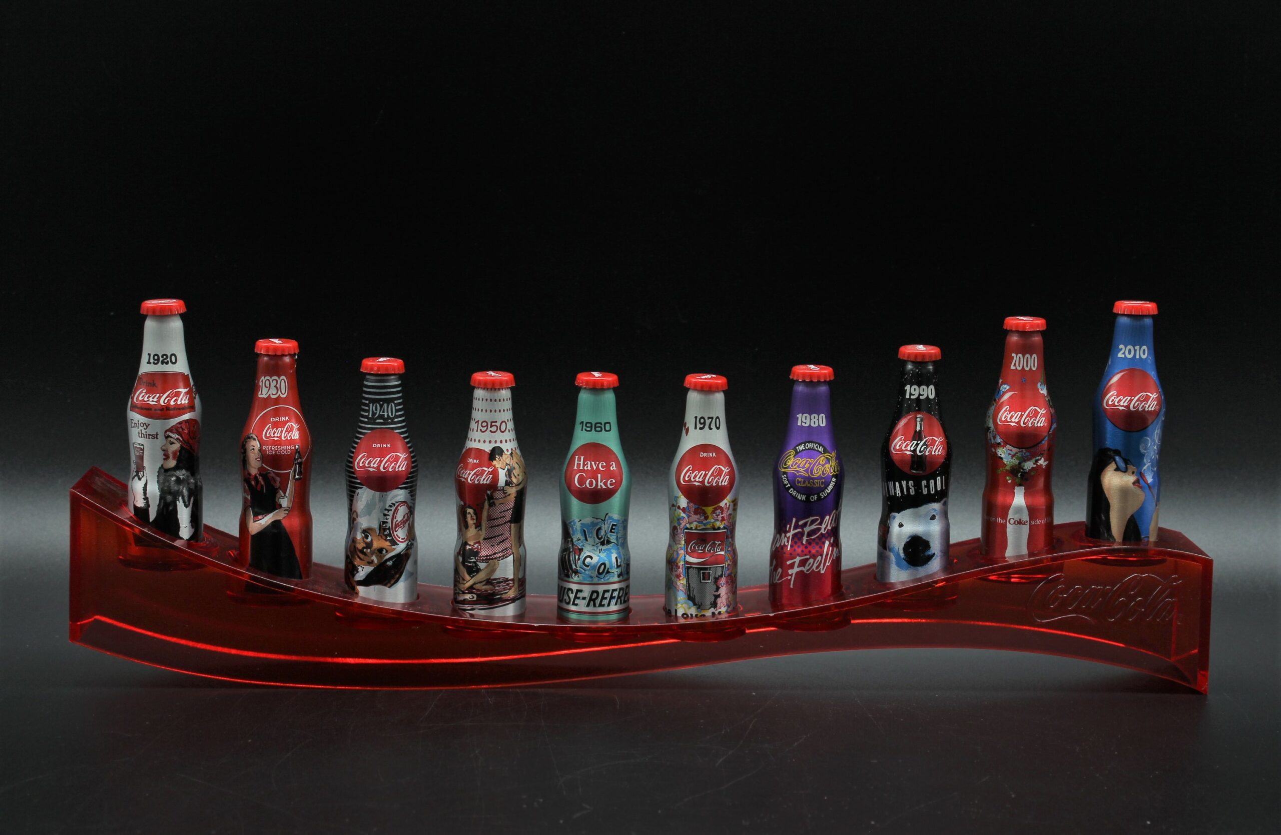 Coca-Cola / Mini Aluminium Bottles 100 Years Countour Bottle Image