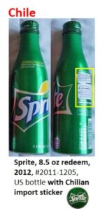 Sprite Chile 2012 with Sticker Image