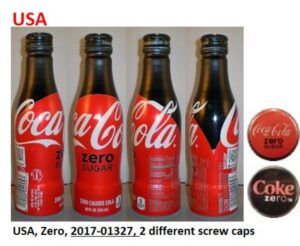 Zero USA 2017 2 different screw caps Image