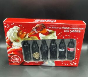 Coca-Cola / X-Mas Mini Contour Bottle Set / 125 Years Image