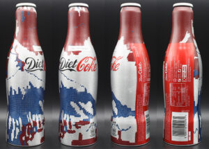 Test Bottle / Diet Coke / J.W. Anderson / Blue / Backround Silver Image