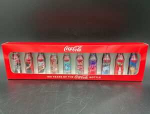 Coca-Cola / Mini Aluminium Bottles 100 Years Countour Bottle / Box Image