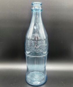 Coca-Cola / XXL Glass Bottle / Blue / Contour Image