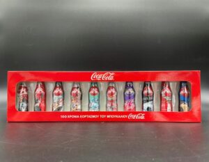 Coca-Cola / Mini Aluminium Bottles 100 Years Countour Bottle / Box Image