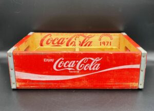 Coca-Cola / Wood Crate / Red Image