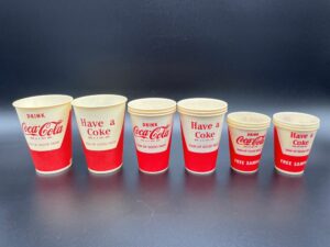 Coca-Cola / Wax Paper Cups / Sign Of Good Taste Image