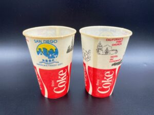 Coca-Cola / Wax Paper Cups / San Diego Image