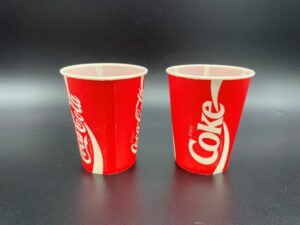 Coca-Cola / Wax Paper Cups Image