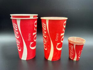 Coca-Cola / Wax Paper Cups Image